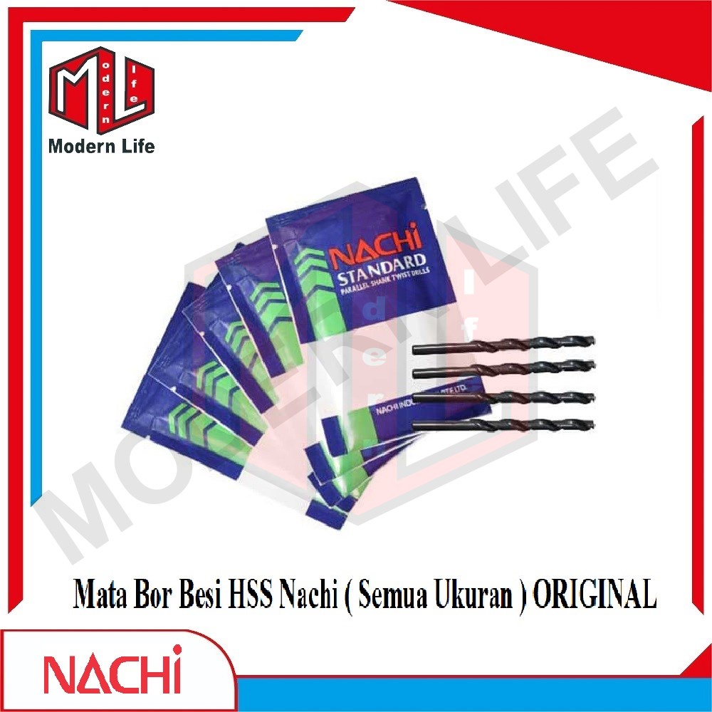 NACHI Mata Bor Besi HSS ORIGINAL ( Semua Ukuran ) 1mm - 9.5mm