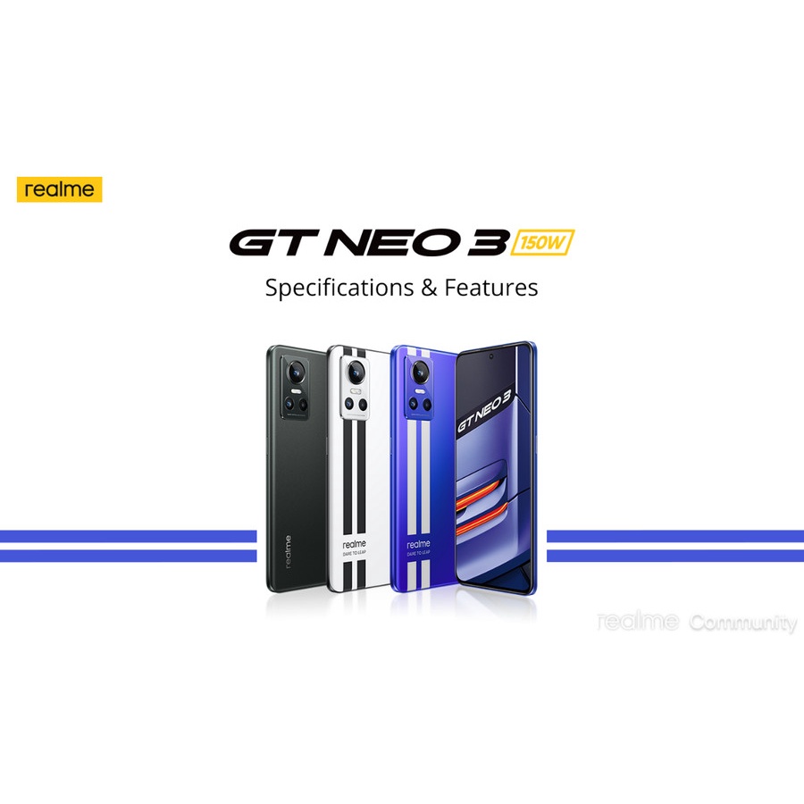 Realme GT Neo 3 5G 8/256GB Garansi Resmi Not Realme GT Neo 2 3T