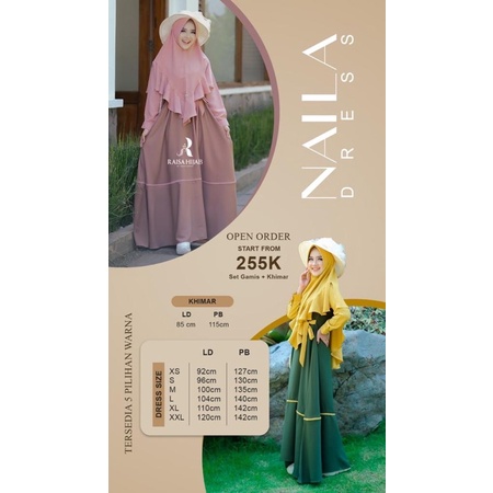 Naila Dress by Raisa Hijab