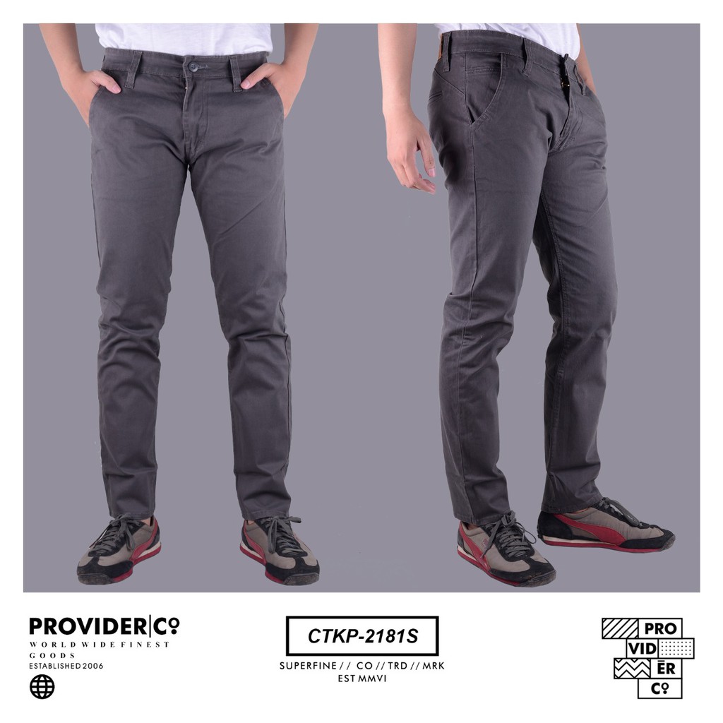 Celana Chino Provider Grey