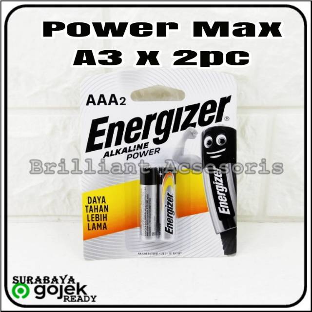 Baterai ENERGIZER Original - A2 AA / A3 AAA