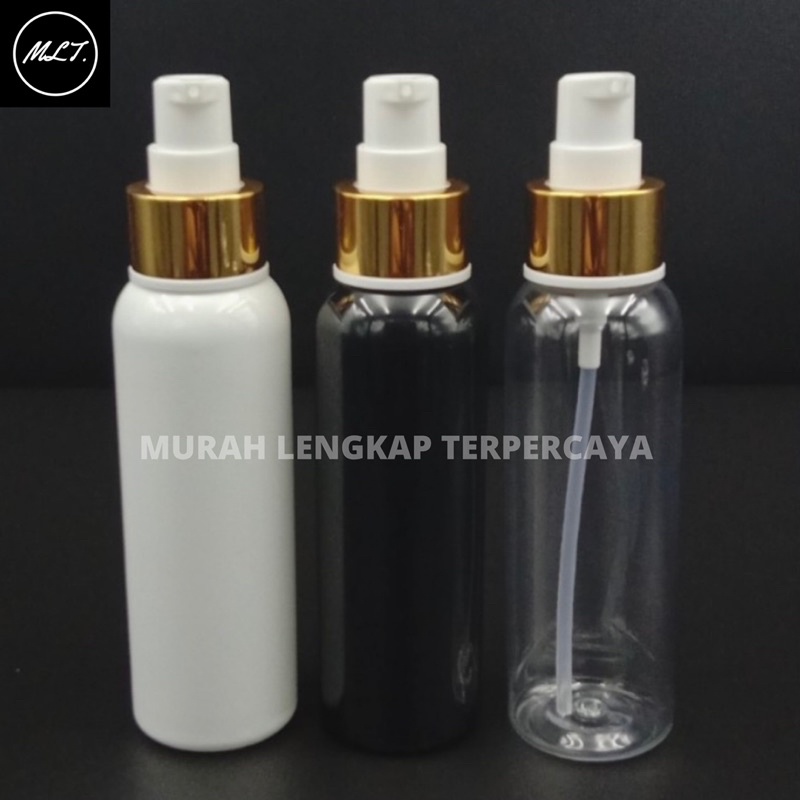 BOTOL TREATMENT PUMP 100ML PUMP TREATMENT GOLD FULLCAP BOTOL BR 100ML PUMP TREATMENT GOLD FULL CAP