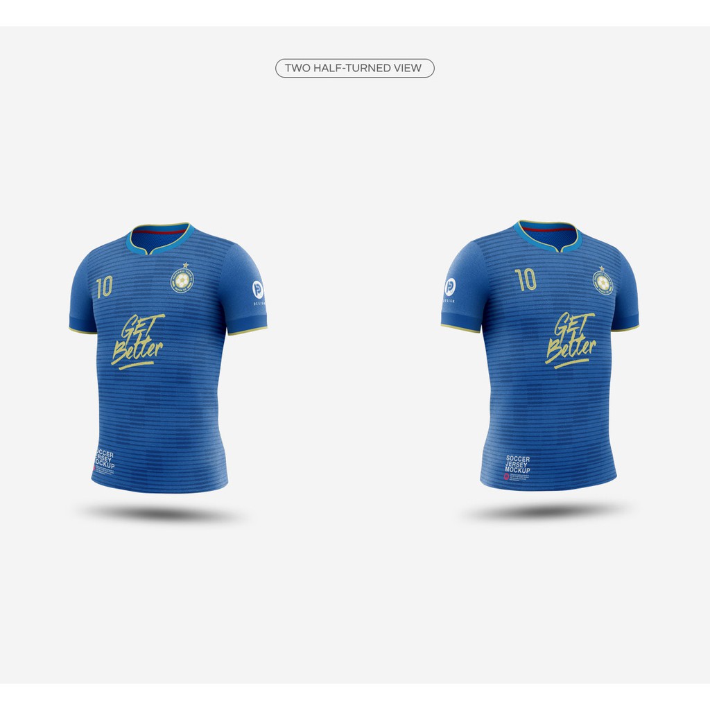 Mens Soccer Jersey Mockup - Photoshop