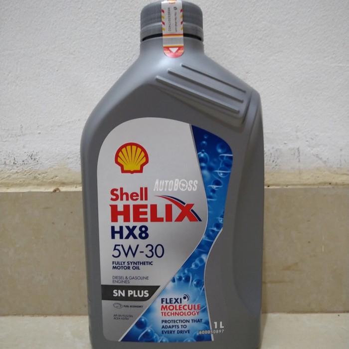 Shell Helix - HX8 New 5W-30 5W30 Oli Mobil Kemasan 1 Liter Original 100% Asli Bisa Scan Kode Barcode