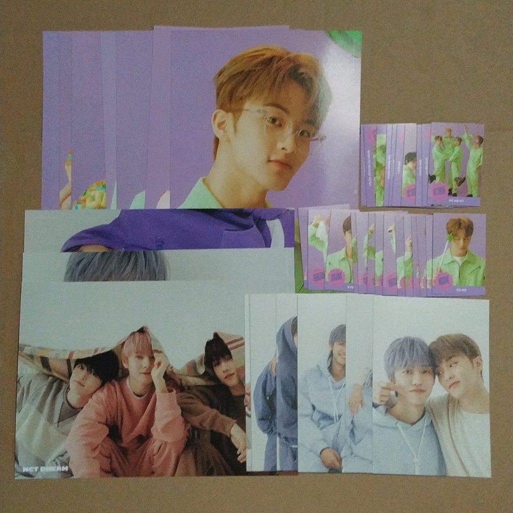 2021 NCT Dream Season's Greetings Official- set pairing (Postcard Calender, Poster, Let's play game 