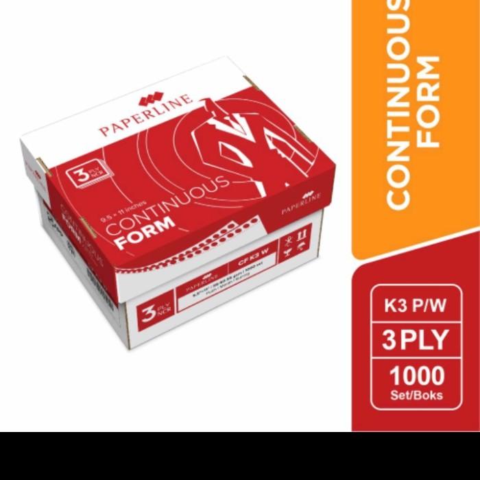

Continuous Form 91/2X11 3 Ply Full Paperline Isi 1000Set = 3000 Lbr