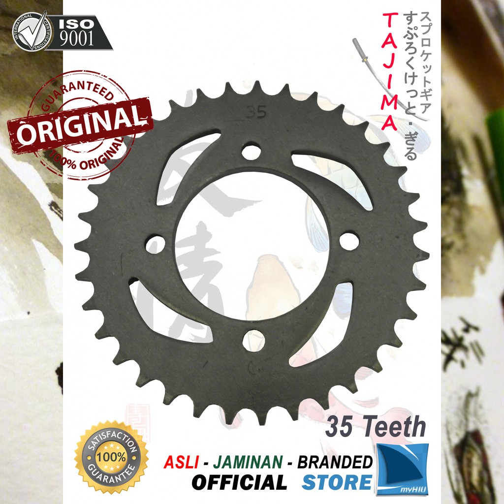 Gigi Tarik 28T~ 38T YAMAHA Jupiter Z1 / Z One / Z New Gir Belakang - Rear Sprocket Gear TAJIMA