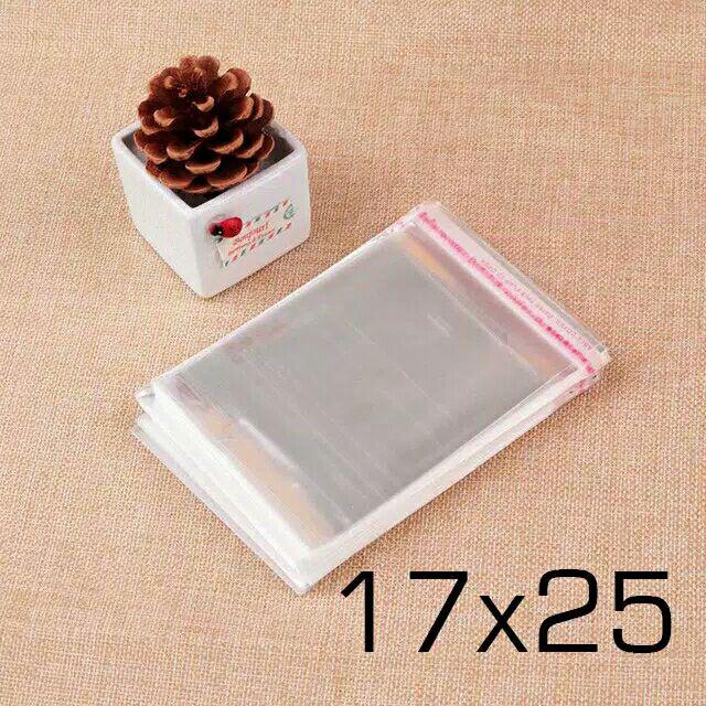 Plastik Opp Tebal 17x25 Single Seal Kuat Lem Buat Baju Celana Undangan