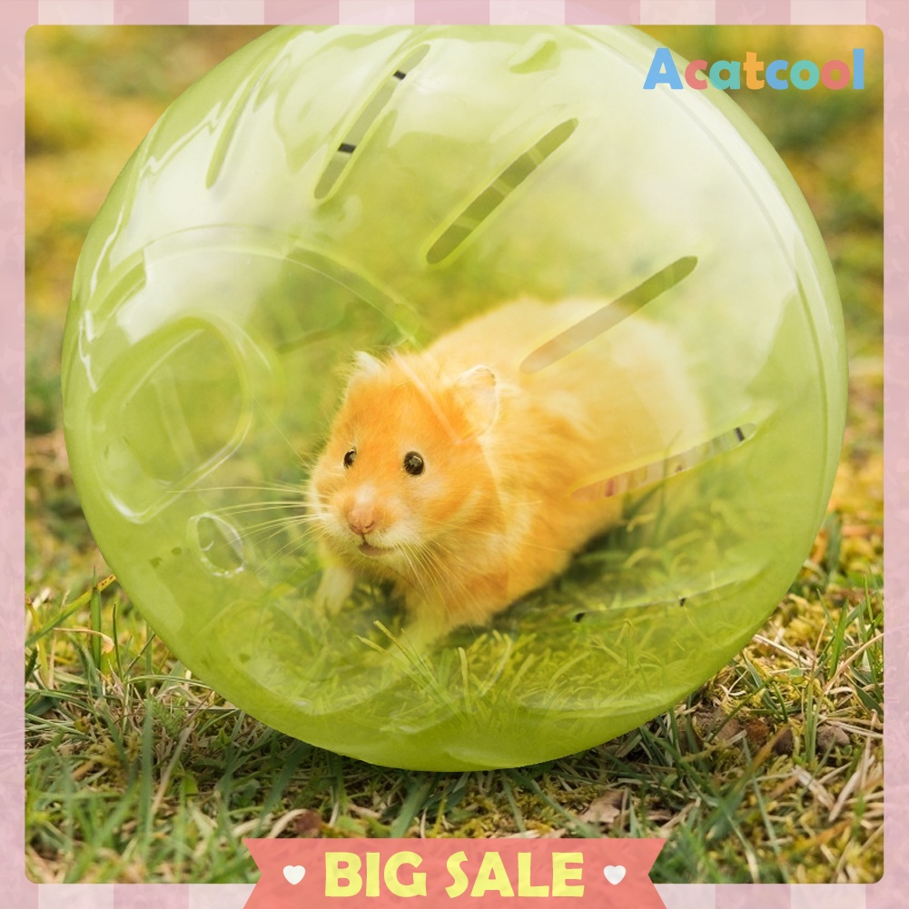 12cm Pet Rodent Mini Jogging Ball Hamster Exercise Plastic Clear Trot Ball