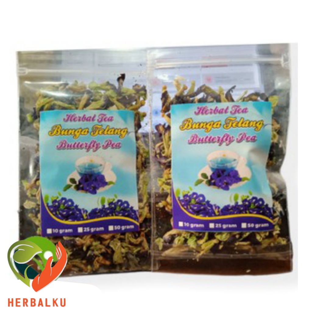 

Teh Bunga Telang 10gr || Herbal Tea Bunga Telang Buterfly Pea Tea Original