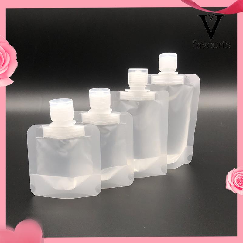 [COD]30ml 50ml 100ml Travel Lotion Sub-kemasan Tas Kosmetik Minyak Esensial Tas Nozzle Flip-top-FA