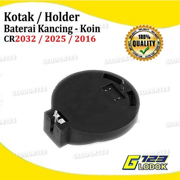 Kotak Holder Tempat Batre Battery Baterai Koin Coin CR 2032 2025 2016