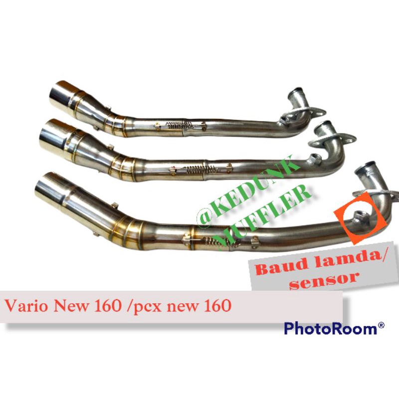 Leheran Knalpot Vario 160/ Pcx 160 inlet38/50mm