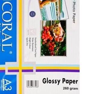 

KERTAS PHOTO PHOTO PAPER A3 260 GRAM GLOSSY PHOTO PAPER KERTAS FOTO