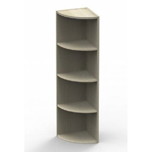 

JYSK Rak Buku Bookcase Corner 4 Shelves Canute 29X29X116CM Acacia