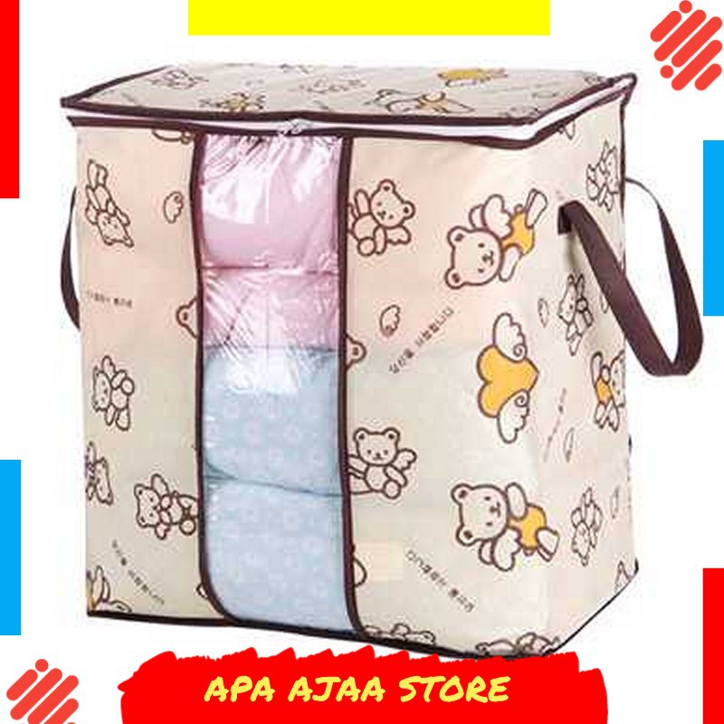 Best Seller ! Kantong Organizer Penyimpanan Selimut Pakaian Handuk - Q31