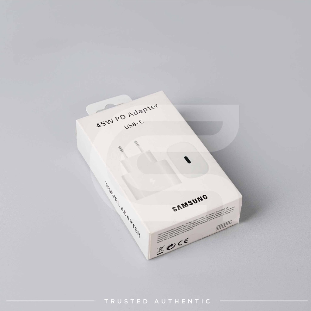 SAMSUNG USB C POWER ADAPTER 45 WATT PUTIH ORIGINAL BERGARANSI