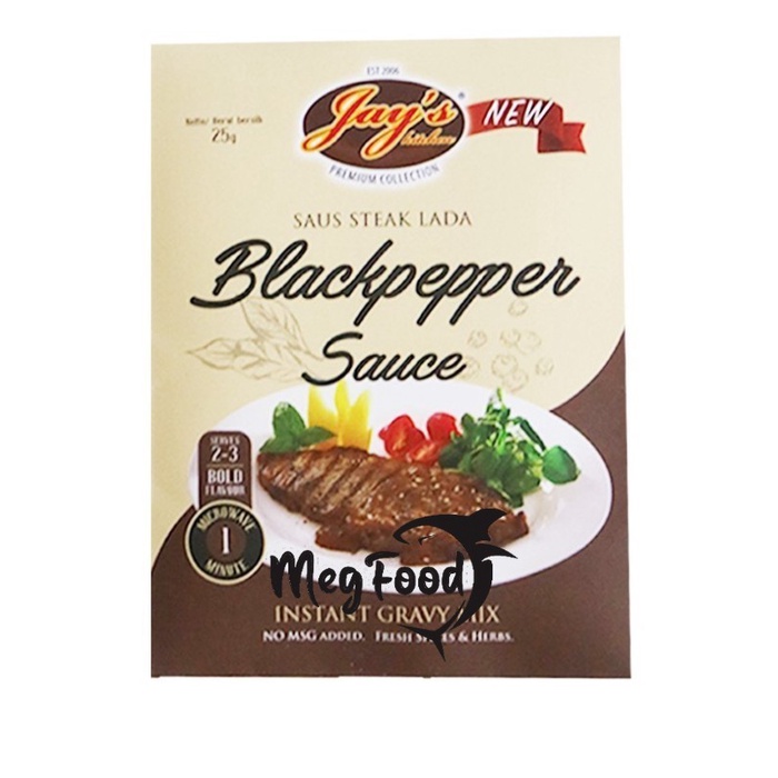 

JAYS BLACKPEPPER SAUCE 25GR