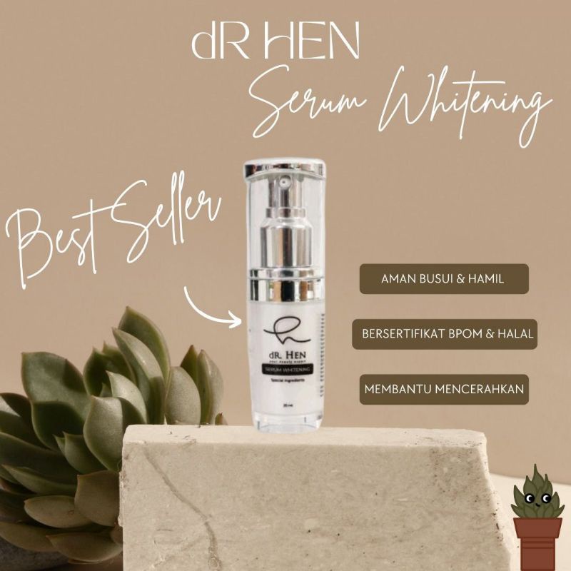 SERUM WHITENING DR HEN SKINCARE AMAN BPOM ALAMI