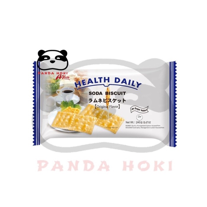 

A Taste Health Daily Soda Biscuit 240gr - [ ORIGINAL / SEAWEED ]