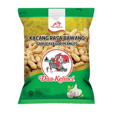 

Kacang Dua Kelinci Garlic Flavor Peanuts Rasa Bawang 75 Gr