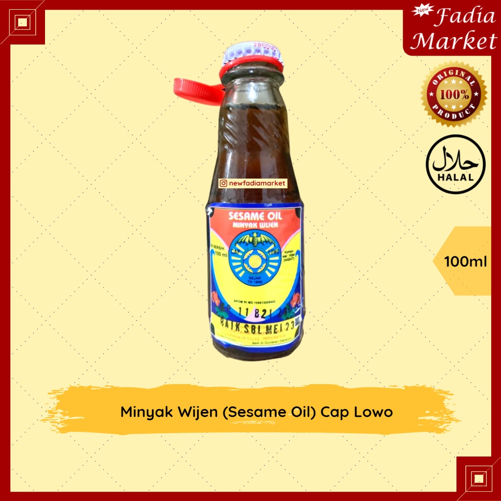 

Lowo Sesame Oil (Minyak Wijen Cap Lowo) [100ml]