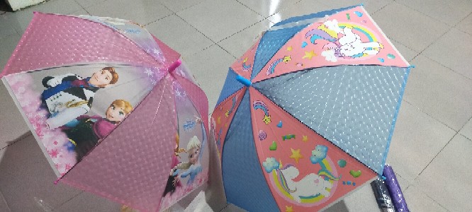 Payung Anak Karakter Full Printing & Hologram