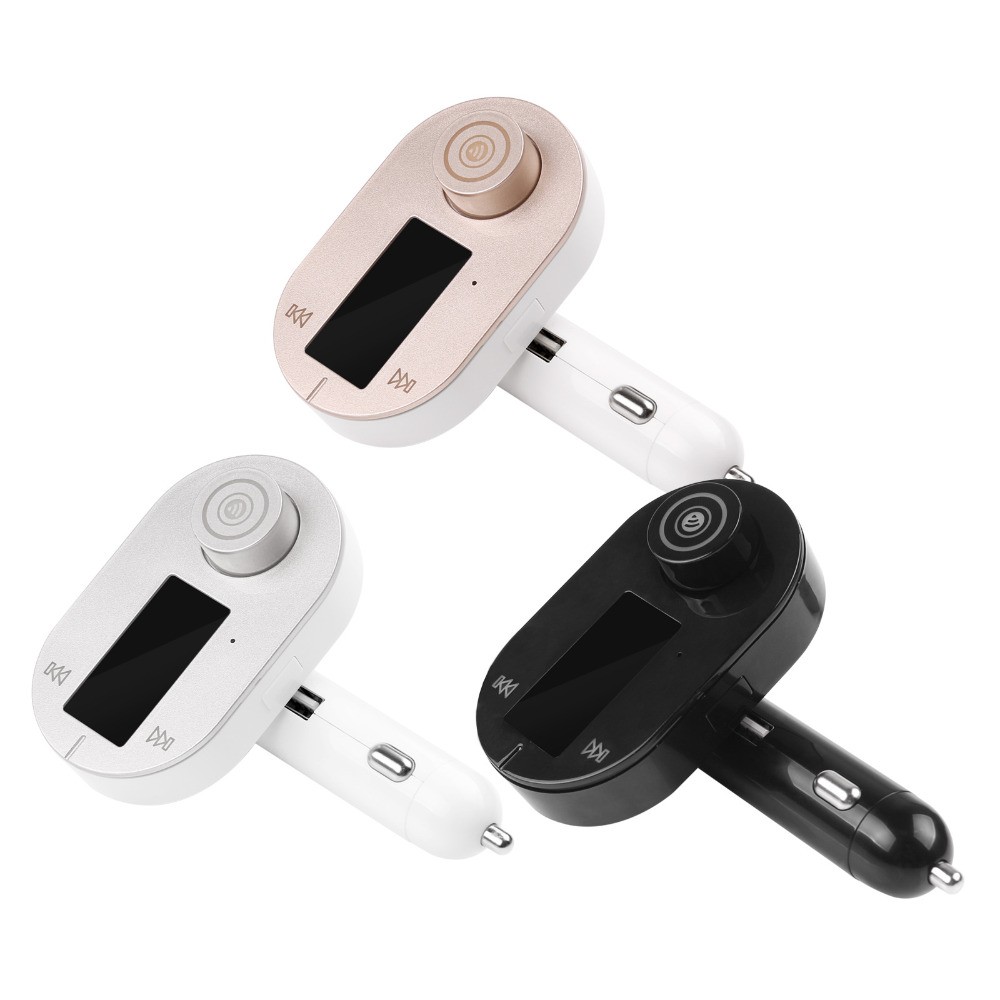 T9S Wireless In Car Bluetooth V3.0 EDR FM Transmitter Car Charger Car Kit Music