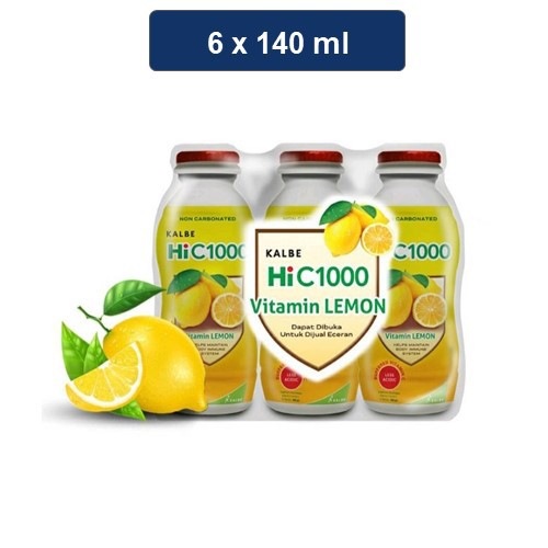 Hi C 1000 Lemon 140ml x 6