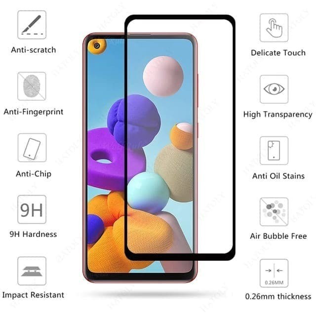 HOTWAV SYMBOL R60 PEARL K1 K2 K3 Tempered Glass Full Cover FULL LEM 9D/21D Screen Guard Bening
