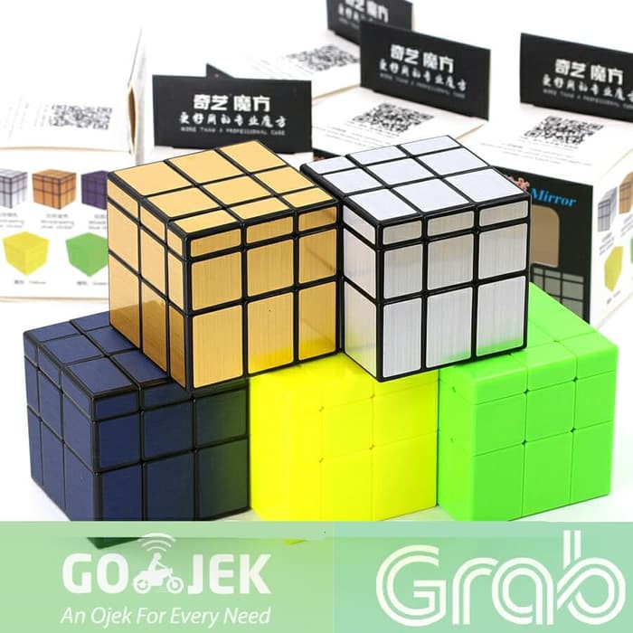 Rubik Yongjun - Rubik Kubus - Pelumas Rubik Rubik Mirror 3X3 Qiyi Mirror Cube Produk Terbaik