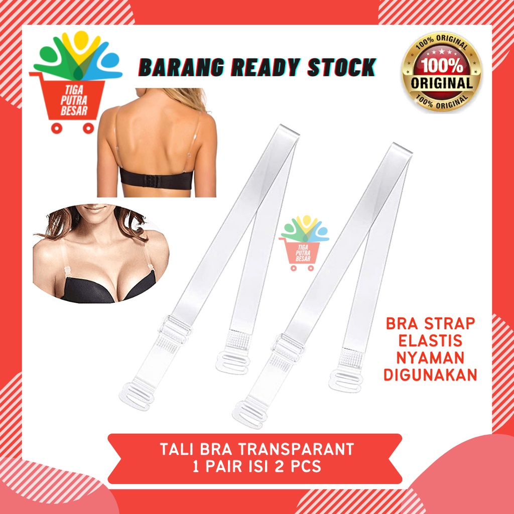 TALI BRA / TALI BH BENING TRANSPARAN ISI 2 PCS