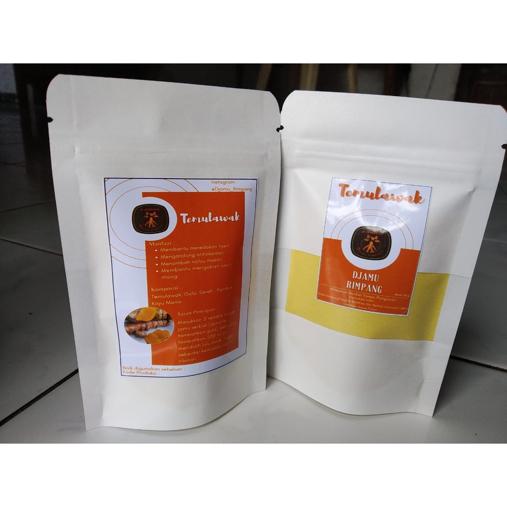 

Minuman Temulawak Bubuk