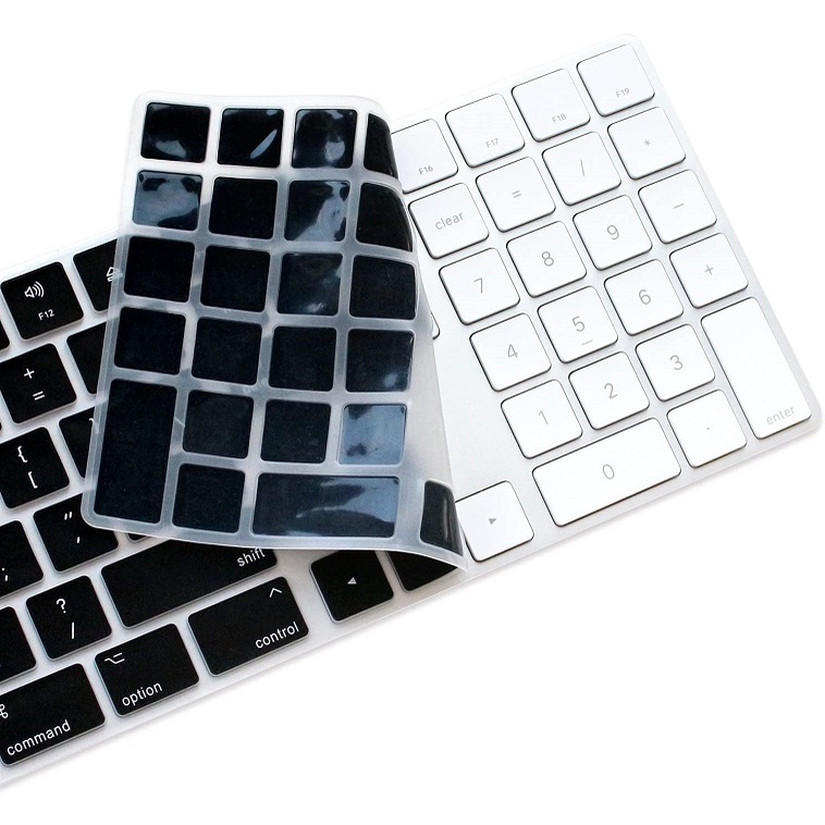 Pelindung Silicone Keyboard Cover Protector for iMac Magic Numeric Keyboard A1843