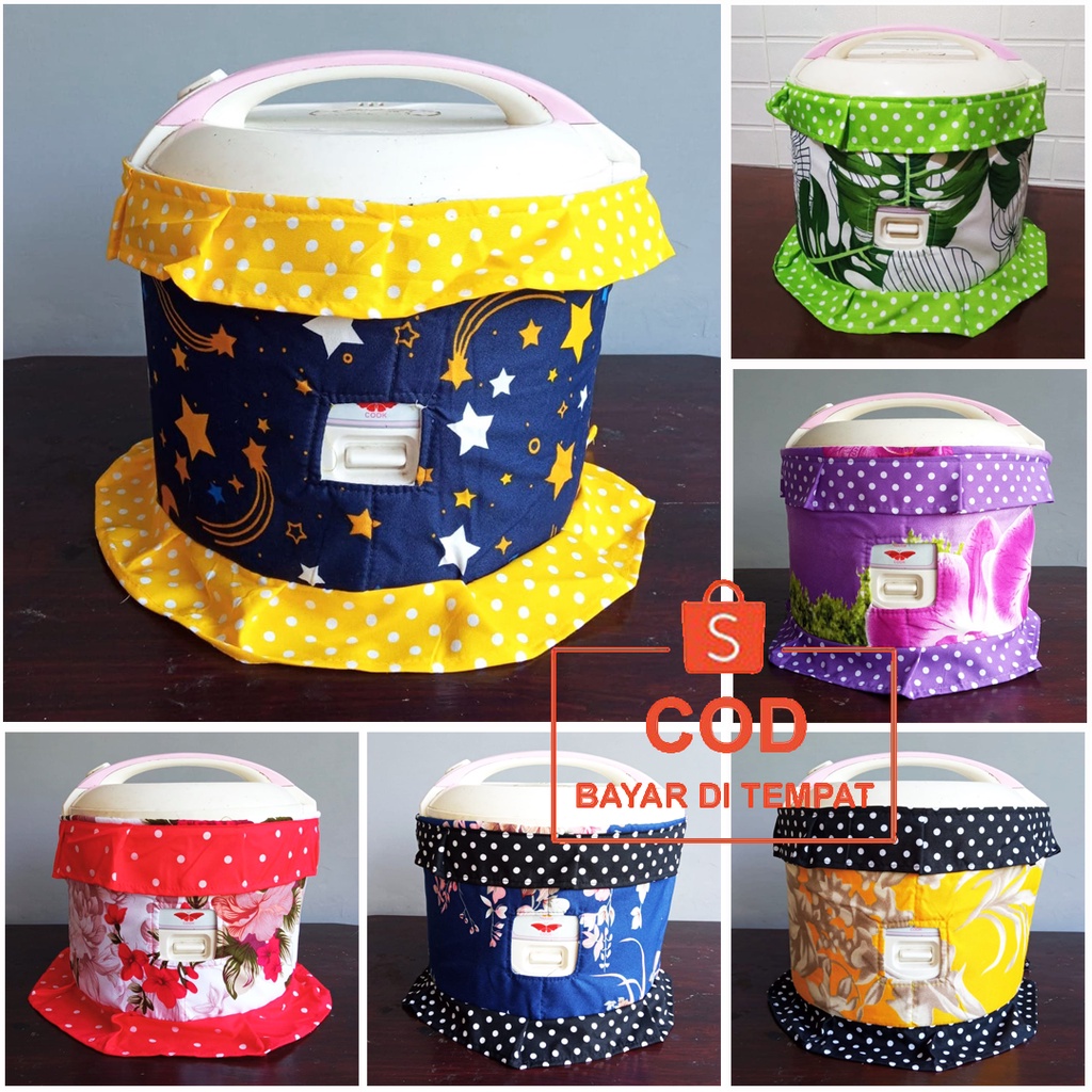 ✅COD Cover Sarung Magicom Mejikom Magic Com Aneka Motif Dekorasi Perlengkapan Kitchen Set Alat Peralatan Perabotan Dapur Rumah Tangga Murah