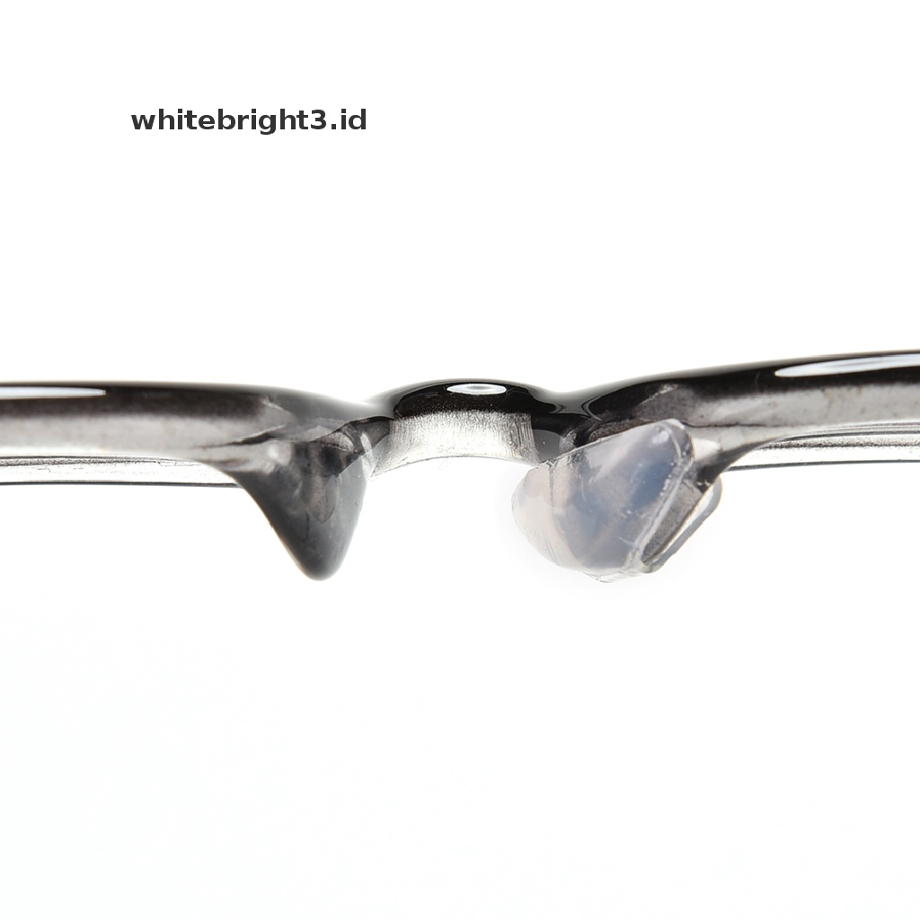 (whitebright3.id) 5 Pasang Bantalan Hidung Anti Slip Bahan Silikon Untuk Kacamata