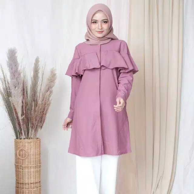 DISKON - SARAH BLOUSE - FLOTTILICIOUS / ATASAN MURAH / BLOUSE MURAH / GROSIR BAJU ONLINE