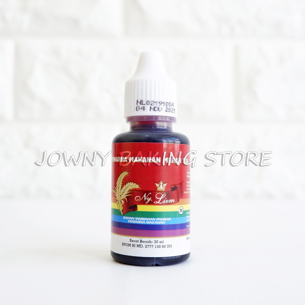 

Ny.Liem Pewarna Makanan MERAH TUA 30ml