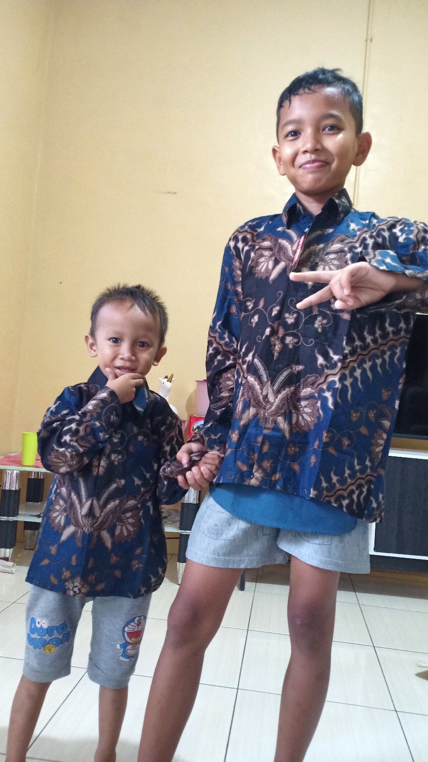 Kemeja Batik Anak Laki-laki Lengan Panjang Usia 1-13 Tahun Batik Premium Kualitas Super Harga Murah