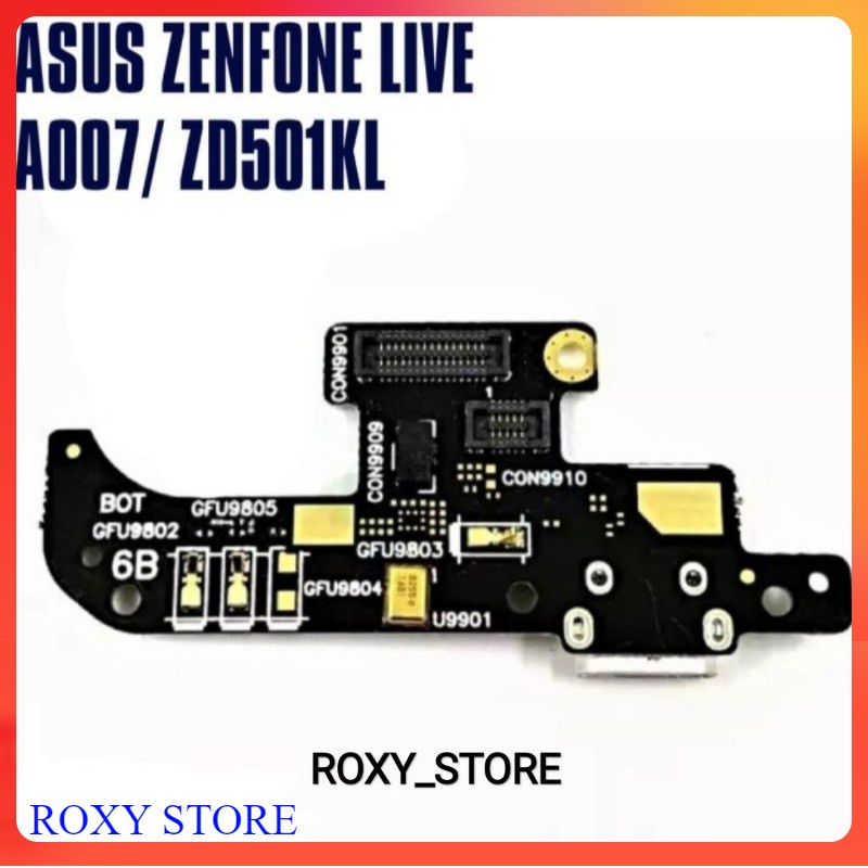 Board Charger Papan Cas PCB Asus Zenfone Live ZB501KL A007 Mic