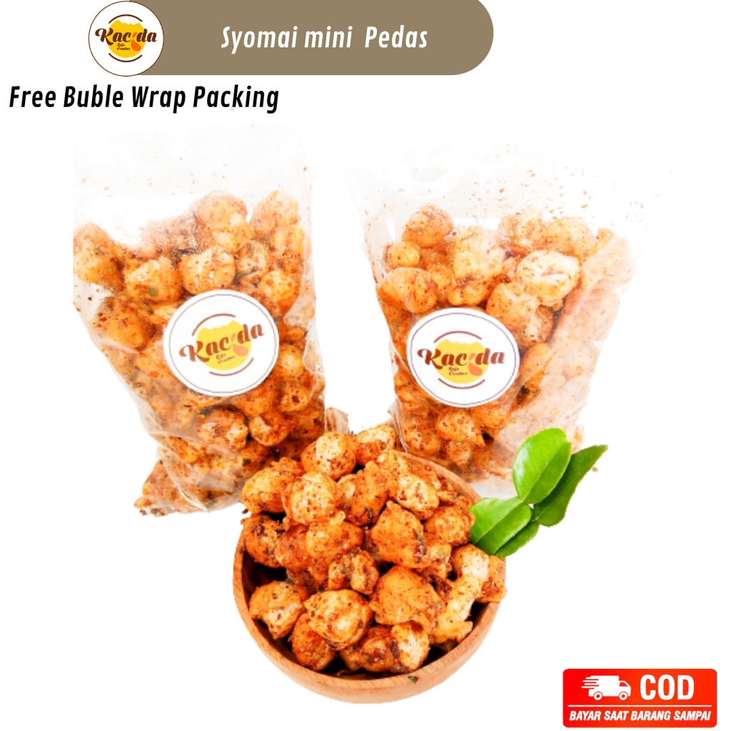 

Siomay Mini Kering Bumbu Cikruh Pedas Daun Jeruk 250gr Hah Lada