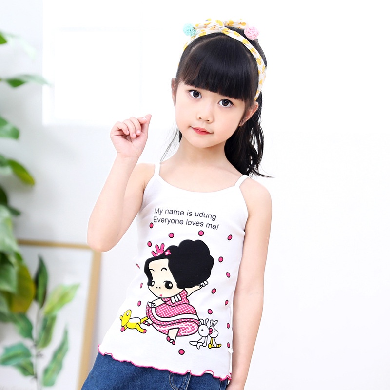 Singlet Anak Bayi Import | Kaos Dalam Anak Bayi Import | Tanktop Anak Import | Miniset Anak Import-Gadis Kelinci Putih