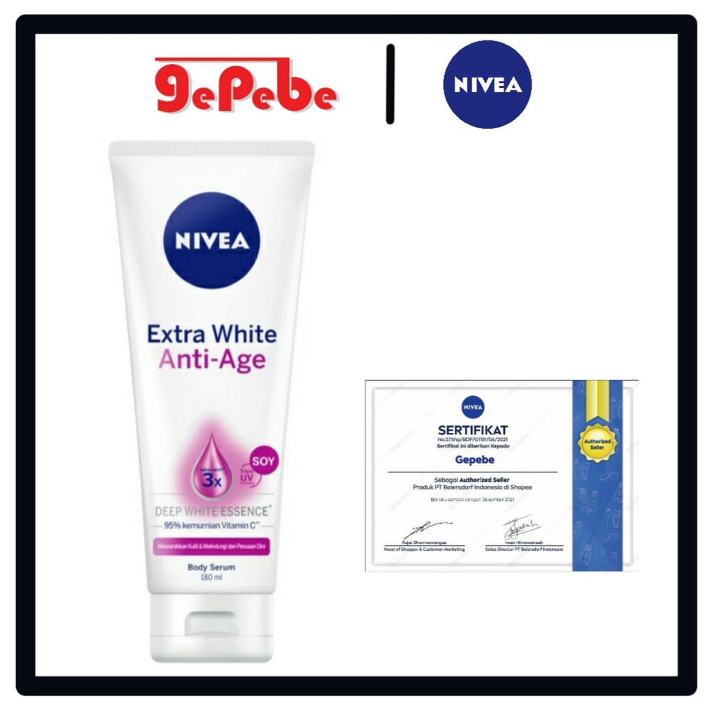 NIvea Extra White Body Serum Anti Age 180ml