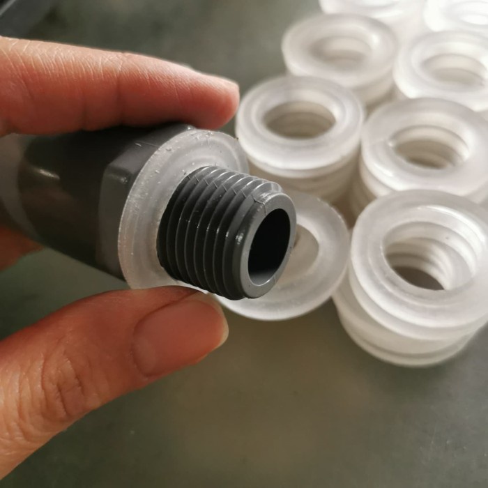 s554T Karet Seal Putih Untuk Sambungan Pipa Pvc 3/4" Union Sock Ring Cincin R4F15401G