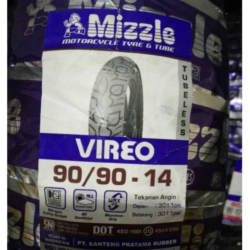 Ban Mizzle VIREO 90/90 Ring 14, Tubeless