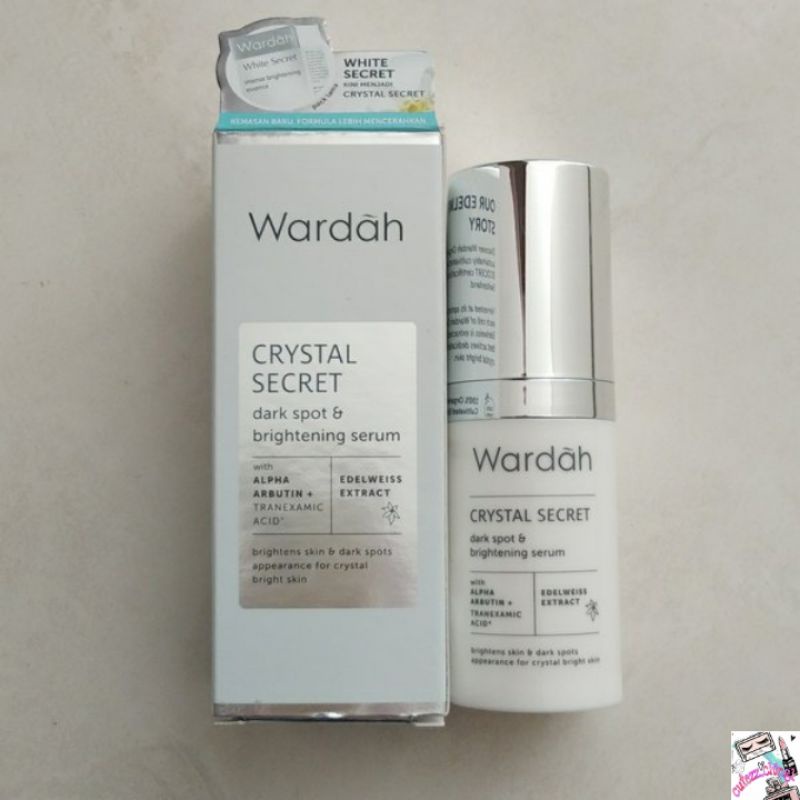 ☃Cutezz_Ching1☃Wardah Crystal Secret Dark Spot &amp; Brightening Serum 20ml