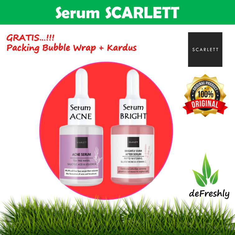 SCARLETT Serum | Glowtening / Brightly Ever After / Acne / Niacinamide / Retinol - serum scarlet