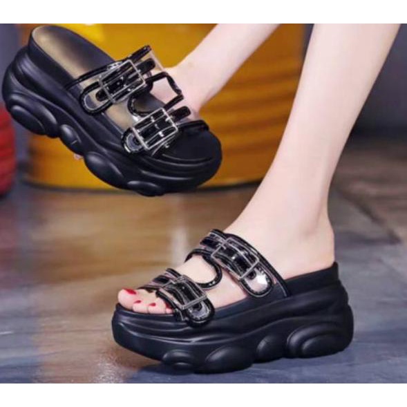 Sale In Sendal Wedges Wanita Fashion HD 79 ✦qkc⋆