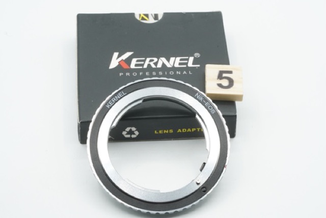 KERNEL Lens Adapter - Lensa Nikon AI AIS F AF Pre AI to Body Canon EOS EF Mount / NIKON - EOS