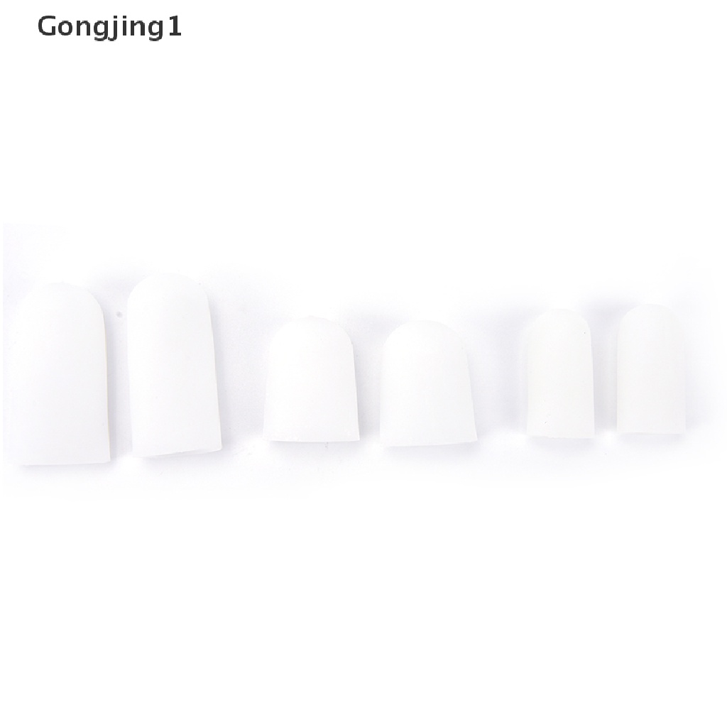 Gongjing1 2Pcs Perban Pelindung Jari Kaki Bahan Silikon Gel